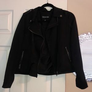 Cropped moto jacket NWOT